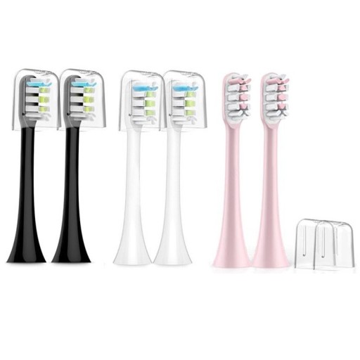 4 unid Cabeçotes de Substituição para Escova de Dentes Xiaomi Soocas X1, X3, X3U, X5