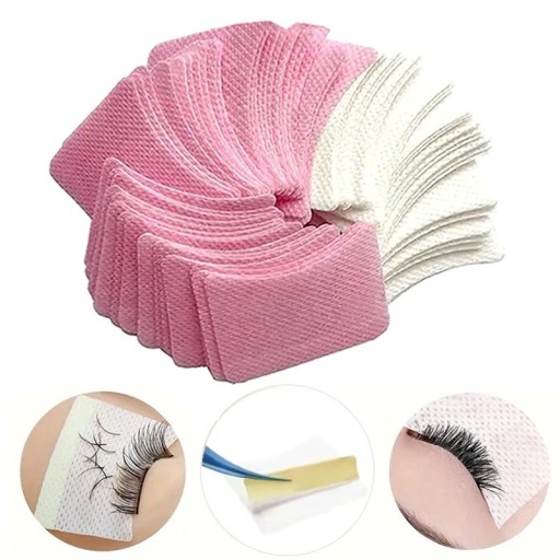 40 pcs Hydrogel Eye Patches 3.5 x 4.5 cm Disposable Pads for Eyelash Extensions Non-Woven Cotton Breathable Protective Cushions