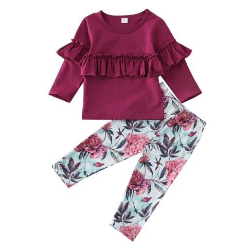 T-shirt och leggings för tjejer L1504