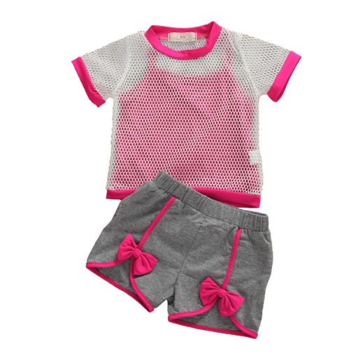 T-shirt, linne och shorts för tjejer L1193