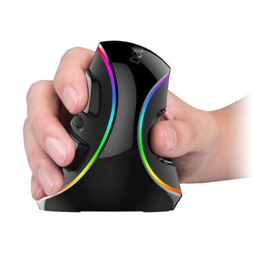 Ergonomisk bakgrundsbelyst gamingmus