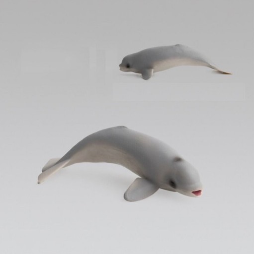 Beluga val statyett