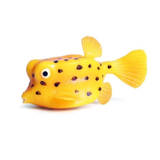 Gul fiskfigur