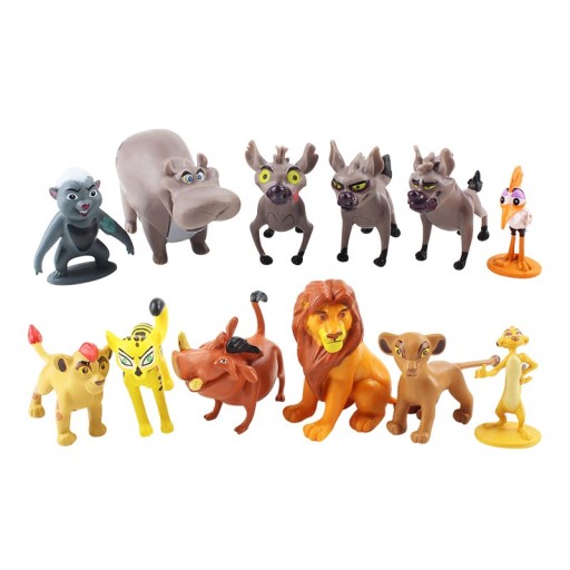 Vilda djurfigurer 12 st