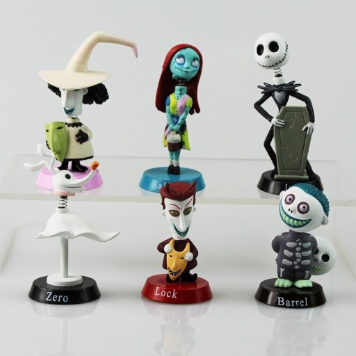 Halloween figurer 6 st