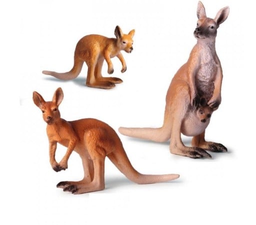 Kängurufigurer 3 st