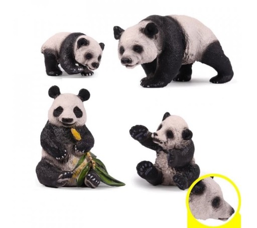 Pandafigurer 4 st