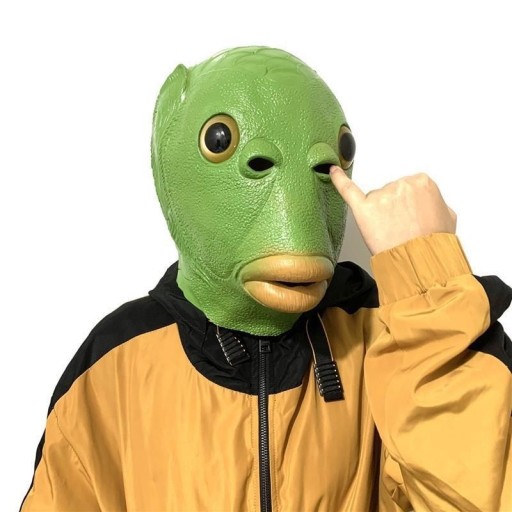 Halloween fiskmask