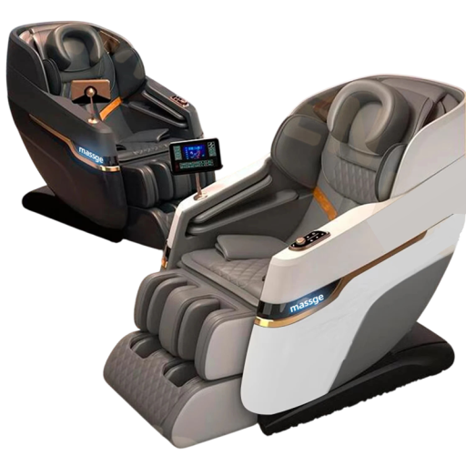 4D elektrische massagestoel hele lichaam Bluetooth LCD bediening 142 × 75 × 104 cm 220 V 90 W luchtkussenmassage