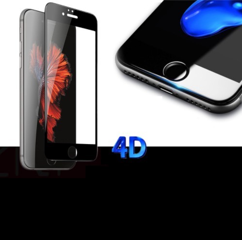 4D gehärtetes Glas für iPhone