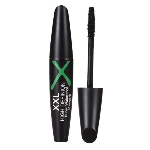 4D Sort Mascara med hampfiber Øjenvippeforlængende Vandfast Langtidsholdbar Mascara