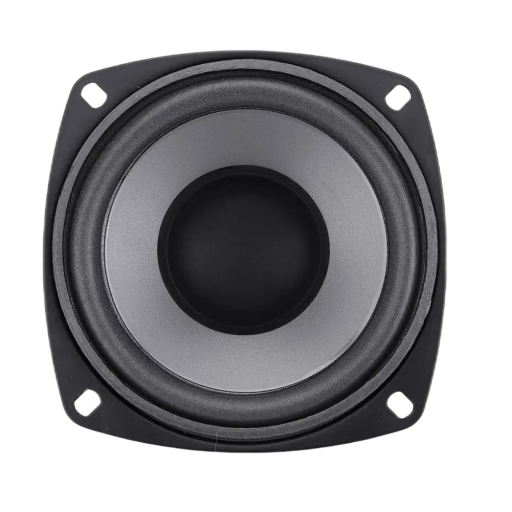 5" Altavoces coaxiales HiFi para coche 500W 4 Ω Altavoces metálicos de rango completo con suspensión de goma Sonido puro Instalación universal