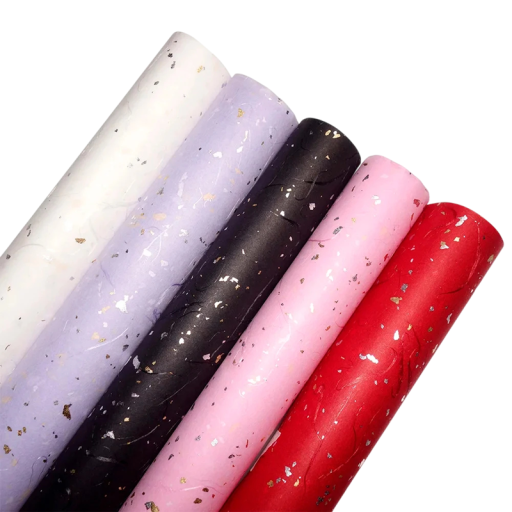 5 buc. Hârtie de împachetat cadouri 60 x 60 cm Set 5 culori cu motiv simplu Hârtii elegante pentru împachetarea cadourilor, decorațiuni, creație manuală și DIY