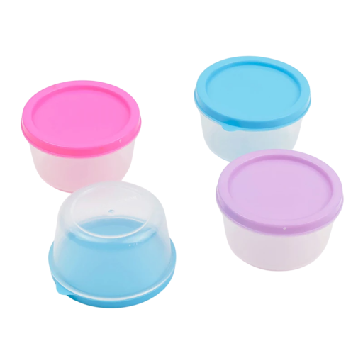 5 bucăți mini borcane din plastic pentru sos, 3,5 × 7,5 × 6,5 cm, recipient pentru ketchup, dressing, condimente, gustări, cutie, sticlă