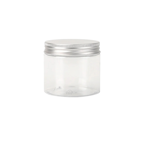 5 stuks Cosmetische plastic pot met schroefdeksel van aluminium 30 ml 40 × 42,5 mm Transparante pot voor crèmes balsems zalf cosmetische verpakking