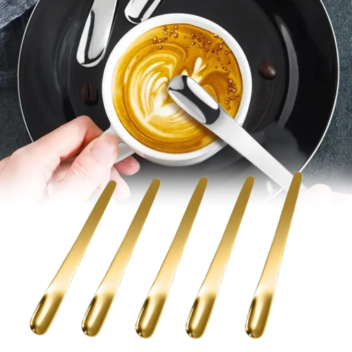 5 unidades de cucharitas de acero inoxidable 12,3 x 1,6 cm Cucharitas brillantes y duraderas de acero inoxidable Utensilios elegantes para el hogar Accesorios de cocina 5 unidades de cucharitas de acero inoxidable 12,3 x 1,6 cm Cucharitas brillantes y duraderas de acero inoxidable Utensilios elegantes para el hogar Accesorios de cocina