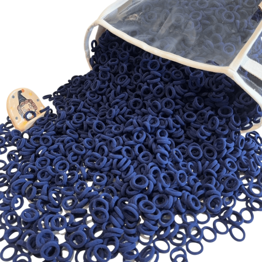 50 pezzi Gumi per capelli Monocromatiche Gumi elastiche per bambini e adulti Accessori per capelli delicati Gumi resistenti per acconciature Gumi per capelli pratiche