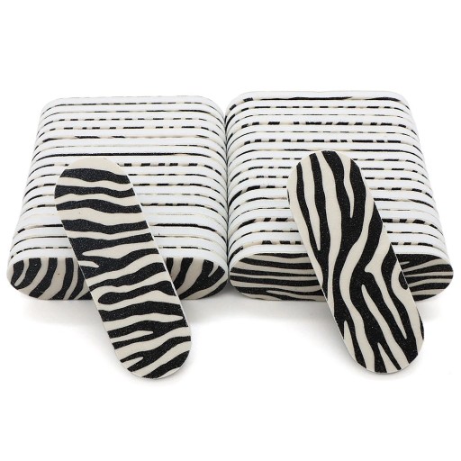 50 stuks vijl voor nagels 6 x 1,9 cm Wegwerp schuurblok EVA spons Schuurpapier Professionele manicure pedicure salon