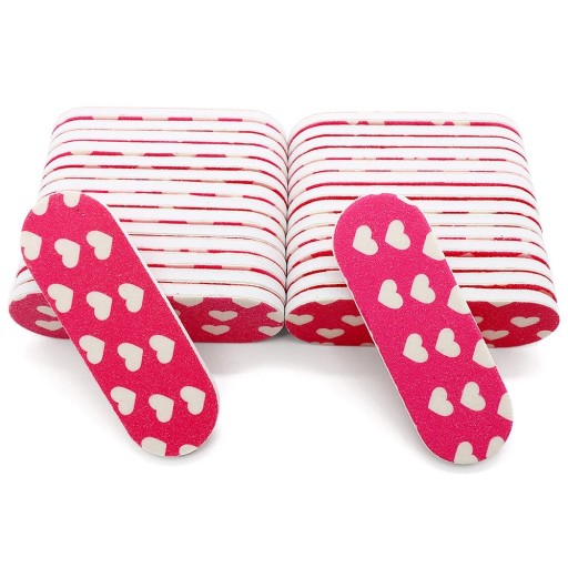 50 stuks vijl voor nagels 6 x 1,9 cm Wegwerp schuurblok EVA spons Schuurpapier Professionele manicure pedicure salon