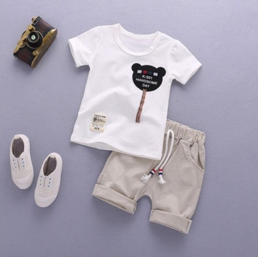 T-shirt och shorts för pojkar L1660