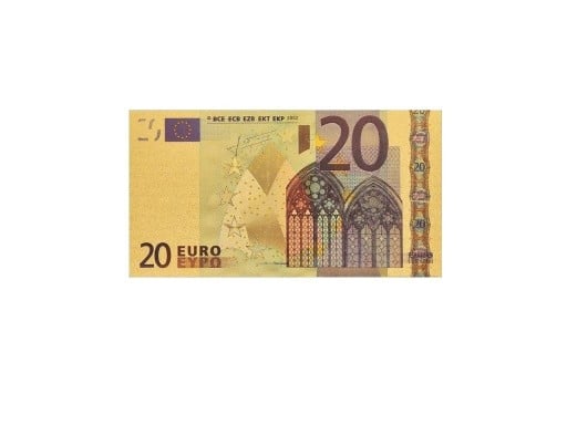 Imiterad eurosedel J72