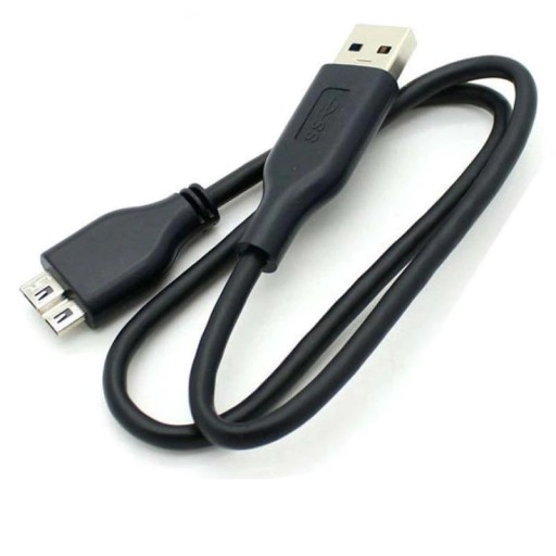 USB 3.0 till Micro USB-B-kabel för hårddiskenheter