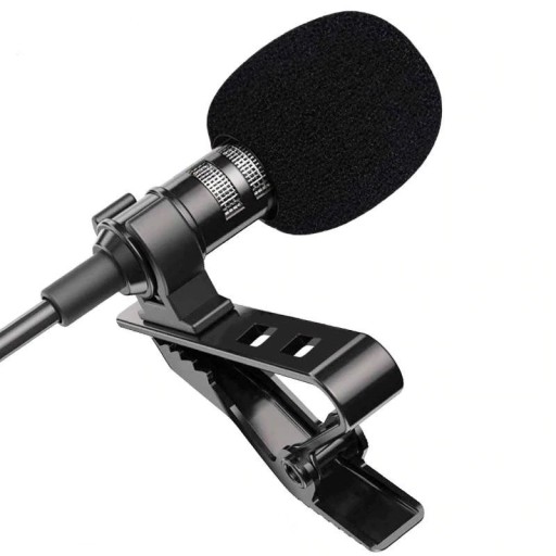 Lapelmikrofon med 3,5 mm jackkontakt J168