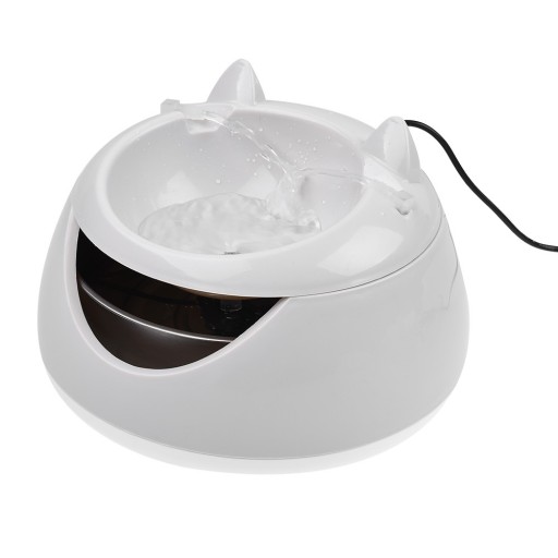 Kattfontän med USB-nattlampa