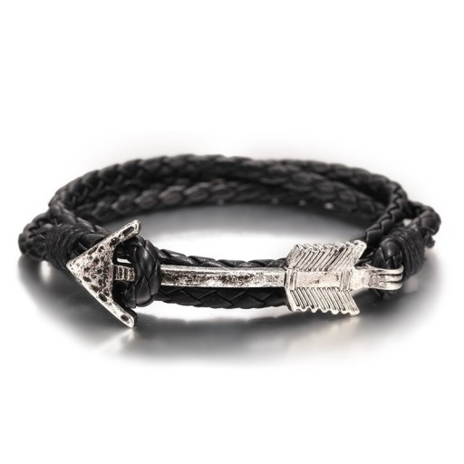 Läderarmband med pil