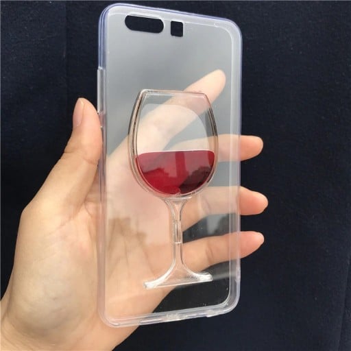 iPhonefodral i vinglas