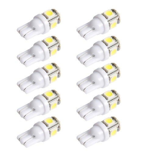 LED vit billampa - 10 st