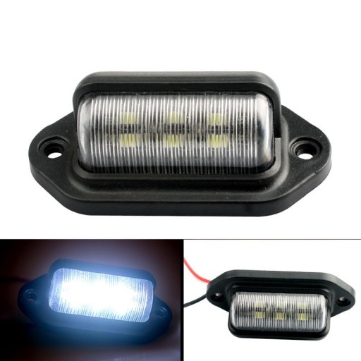 LED nummerskyltsbelysning 2 st