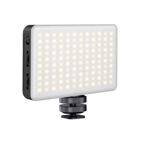 LED-videoljus med färgfilter