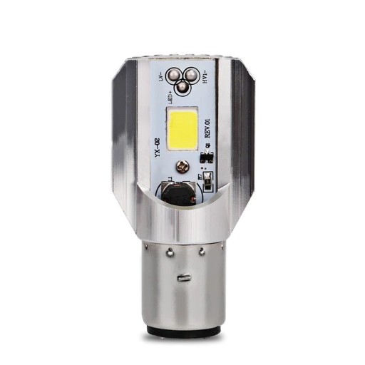 LED-lampa för motorcykel Ba20d