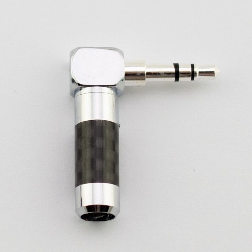 Vinklad ände 3,5 mm jack K1069