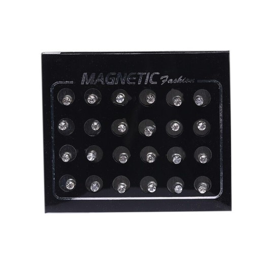 Magnetiska örhängen 12 par