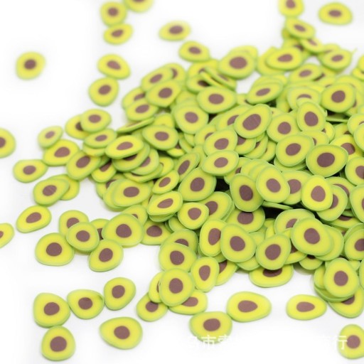 Mini avokado för slime