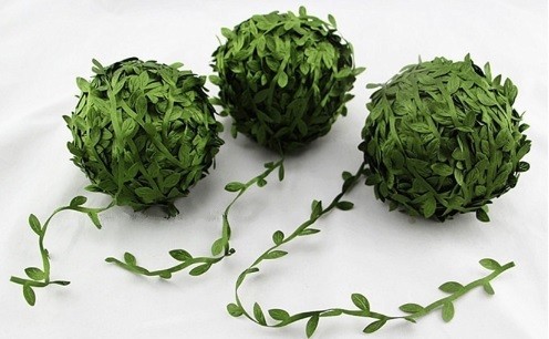 Garland med löv - krans - 20 m