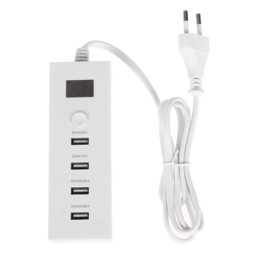 4x USB-laddningsadapter