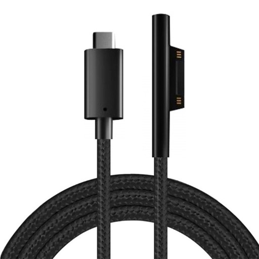 USB-C laddningskabel för Microsoft Surface Pro 1,5 m