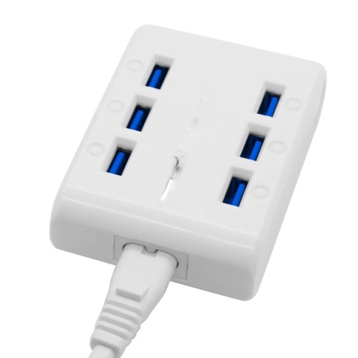 Laddare 6 USB-portar