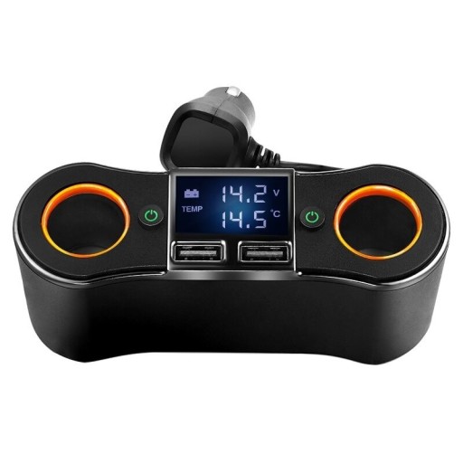 Dubbel USB billaddare K833