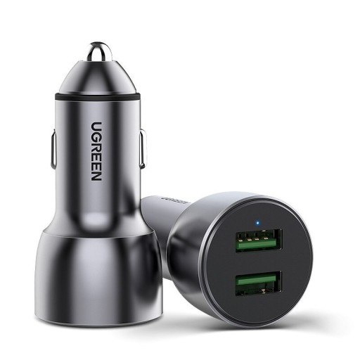 Dubbel USB Quick Charge Billaddare K745