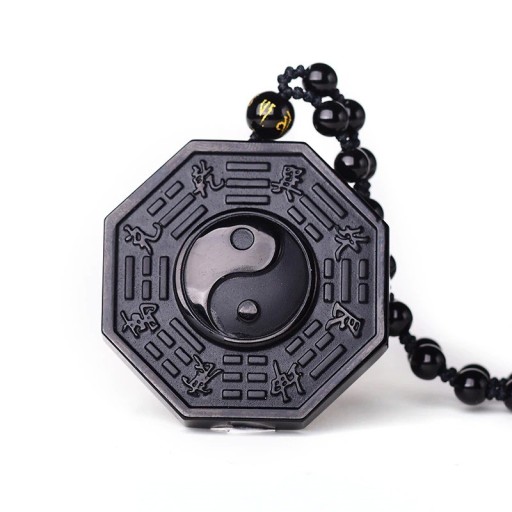 Yin och Yang hänge halsband