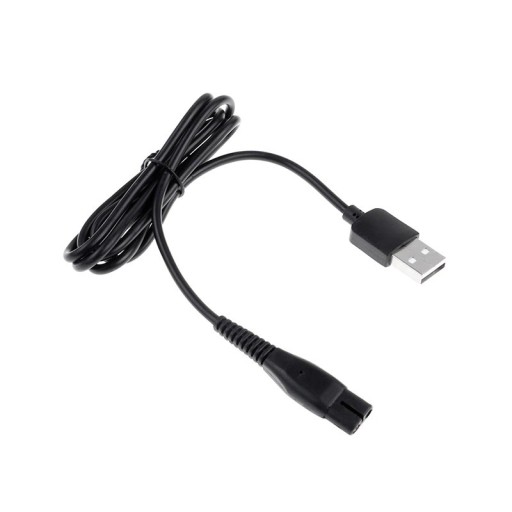 USB-strömkabel DC 2-stift för elektrisk rakapparat