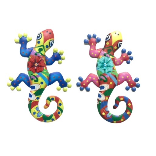 Gecko väggdekoration 2 st