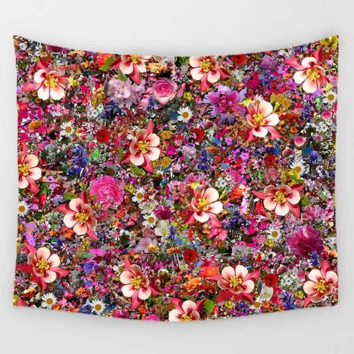 Väggtapet med blommotiv C512