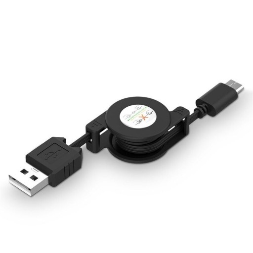 Infällbar USB till USB-C datakabel