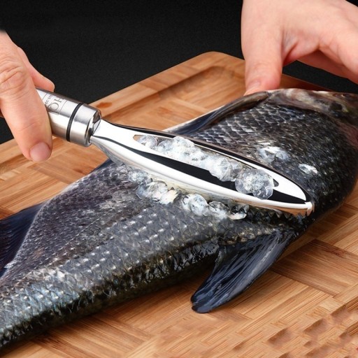 Fiskskrapa i rostfritt stål