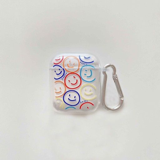 Apple Airpods 1/2 fodral med smiley face